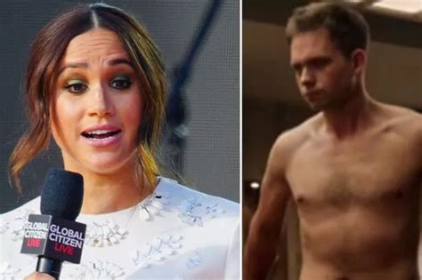 megan markle naked|Patrick J. Adams Says Meghan Markle Made Fun of His Nude。